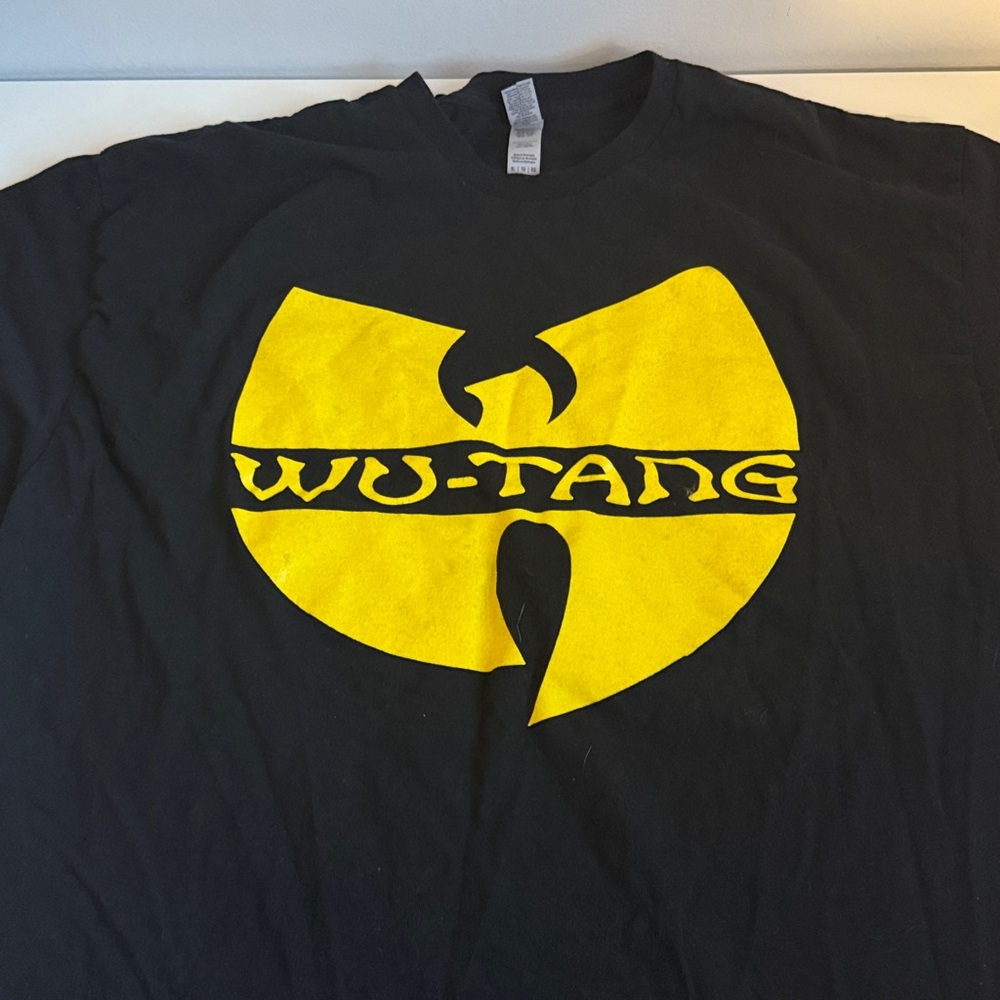 WU TANG CLAN & NAS Black NY State of Mind Tour T-Shirt XL